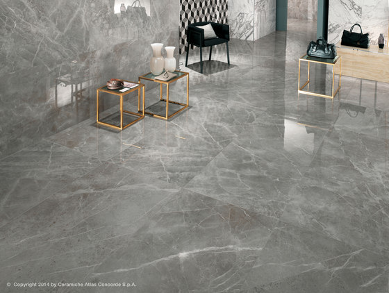 Marvel Pro Travertino Silver Mosaico Lappato | Ceramic mosaics | Atlas Concorde