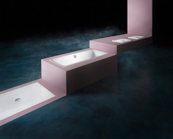 Silenio wall-hung double washbasin alpine white matt | Lavabos | Kaldewei