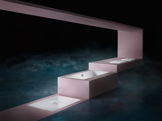 Silenio wall-hung double washbasin alpine white matt | Lavabos | Kaldewei