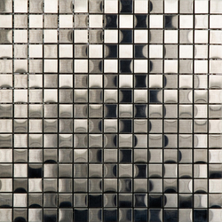 Noohn Metal Mosaics Acero 2x2 | Metal mosaics | Porcelanosa