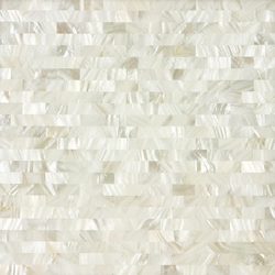 White Rivershell Field Tile | Mother of pearl mosaics | Artistic Tile
