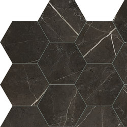 Anima Decors Esagono | Graphite | Ceramic tiles | Caesar