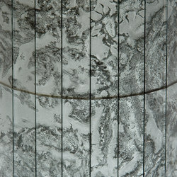 Mosaico Damasco | Argento 4. | Glass panels | Antique Mirror
