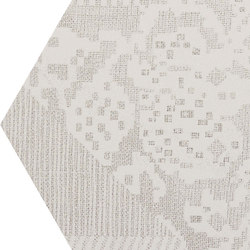 Gesso Esagona Patchwork Natural White | Ceramic mosaics | EMILGROUP
