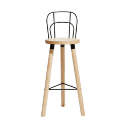 Partridge Bar Stool with Backrest | Bar stools | DesignByThem