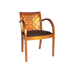 Wood Dining Chair with Armrest | Sillas | BK Barrit