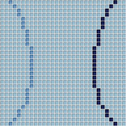 Loop Light Blue | Glass mosaics | Mosaico+