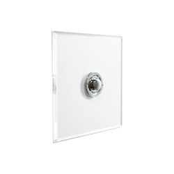 Invisible Lightswitch® with Nickel Silver button dimmer | Switches | Forbes & Lomax