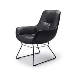 Leya | Cocktail Lounge Chair with wire frame | Armchairs | FREIFRAU MANUFAKTUR