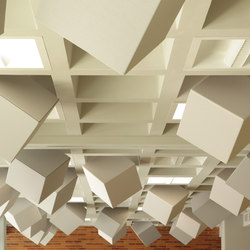 Abso acoustic cubes | Soffitti fonoassorbenti | Texaa®