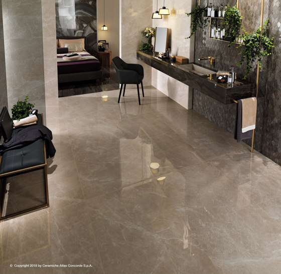 Marvel Absolute Brown Mosaico Twill Lappato | Ceramic mosaics | Atlas Concorde