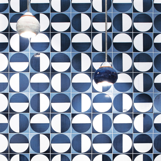 Blu Ponti Decoro Tipo 20 | Piastrelle ceramica | Ceramica Francesco De Maio