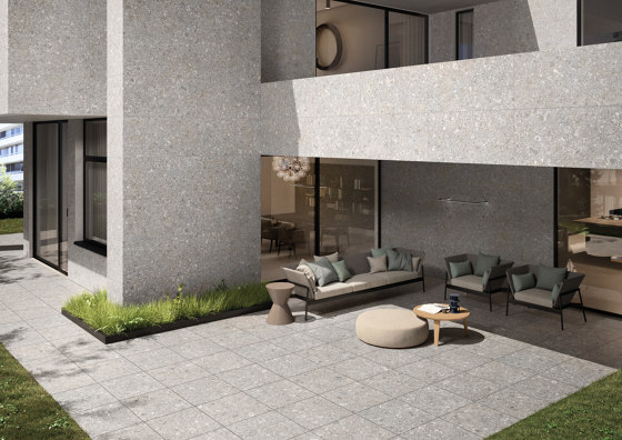 Lombarda Mosaico 5x5 Grigio | Ceramic mosaics | EMILGROUP