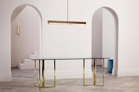 Artés 1200 Wall Satin Brass | Lámparas de pared | CTO Lighting