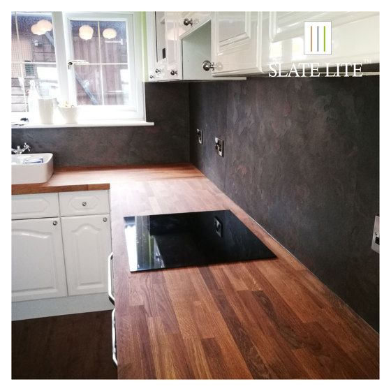 Slate-Lite | Clear White Stripe | Wall veneers | Slate Lite