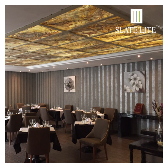 Slate-Lite | Clear White Stripe | Wall veneers | Slate Lite