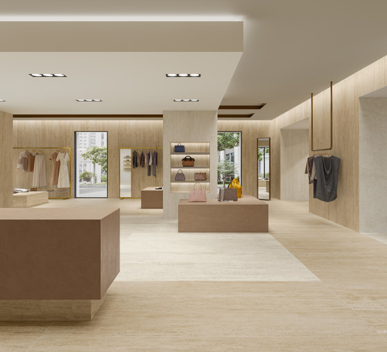 Marvel Travertine Sand Vein 120X278 | Ceramic tiles | Atlas Concorde