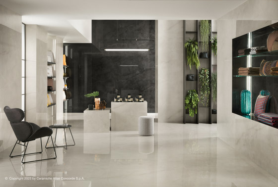 Marvel Onyx White 120x240 Lapp. | Ceramic tiles | Atlas Concorde