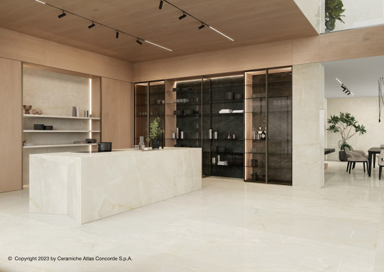 Marvel Onyx White 120x240 Lapp. | Ceramic tiles | Atlas Concorde