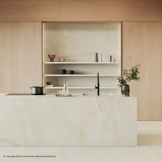 Marvel Onyx White 120x240 Lapp. | Ceramic tiles | Atlas Concorde