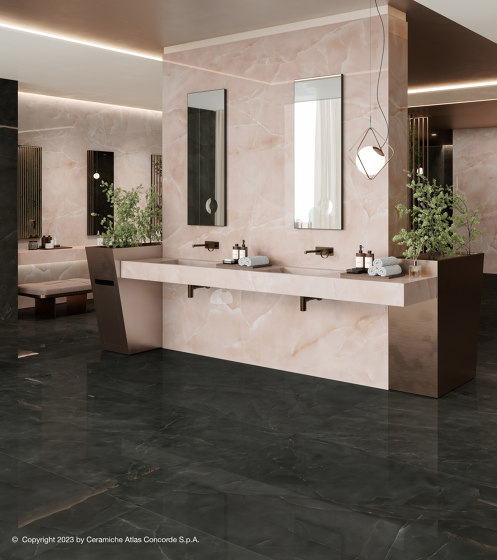 Marvel Onyx White 120x240 Lapp. | Ceramic tiles | Atlas Concorde