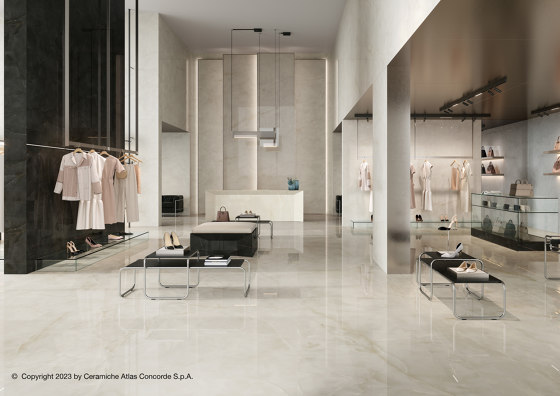 Marvel Onyx White 120x240 Lapp. | Ceramic tiles | Atlas Concorde