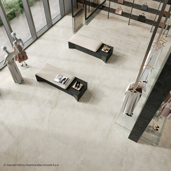 Marvel Onyx White 120x240 Lapp. | Ceramic tiles | Atlas Concorde