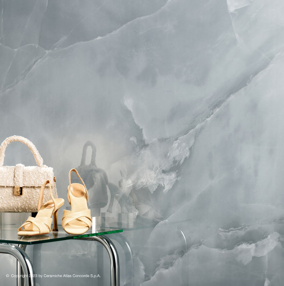Marvel Onyx White 120x240 Lapp. | Ceramic tiles | Atlas Concorde