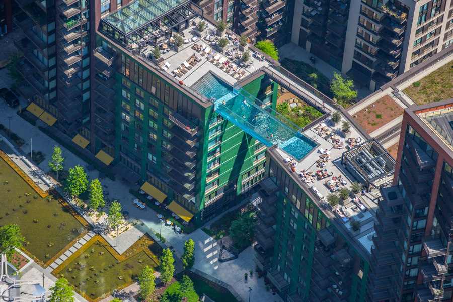 Sky Pool Embassey Gardens | Manufacturer references | Atlas Concorde