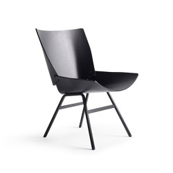 Shell Lounge Chair Black Oak | Poltrone | Rex Kralj