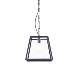 Quad Pendant Light, Int. Glass, Medium, Weather Brass, Clear | Suspended lights | Original BTC