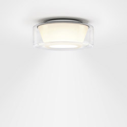 CURLING Ceiling | shade glass clear, reflector conical opal | Plafonniers | serien.lighting