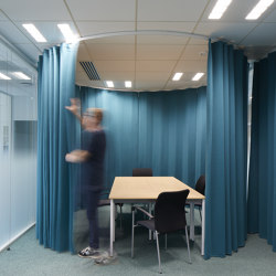 Acoustic curtains | Sistemi assorbimento acustico tessili | Texaa®