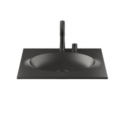 BASINS | Vasque à encastrer 650 mm | Nero | Lavabos | Armani Roca