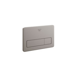 INSTALLATION SYSTEM | Placca ad azionamento meccanico a doppio scarico 3/6 litri per supporto Pro System | Brushed Steel