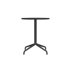Harbour Column Dining Table, Star Base | Charcoal Linoleum | Tavoli bistrò | Audo Copenhagen