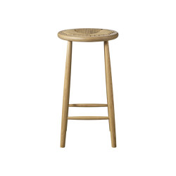 J165C Round Counter Chair by Jørgen Bækmark | Sgabelli bancone | FDB Møbler