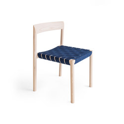 Stax Chair - Oak  with Webbing Seat | Sillas | Bensen