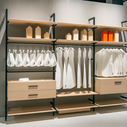 Uno interior closet storage system | Walk-in wardrobes | raumplus