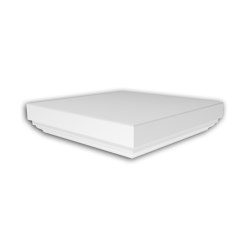 Facade mouldings - Vollbalustrade Pfostenabdeckung Profhome Decor 473101 | Fassade | e-Delux