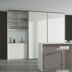 basic S Suspended door system | Cocinas compactas | werner works