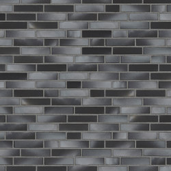 Innova | RT 602 Black/greyish rustic | Ceramic bricks | Randers Tegl