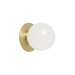 Mezzo flush small satin brass | Lámparas de pared | CTO Lighting