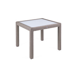 Bellini | Table Bellini Koala 90X90 With Glass Top | Mesas comedor | MBM