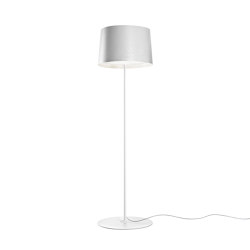 Twiggy Lettura sol blanc | Luminaires sur pied | Foscarini