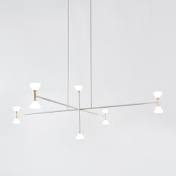 Apollo  Chandelier  Vertical - 10 Lights | Suspended lights | Roll & Hill