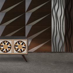 Tora Panel Walnut | Panneaux de bois | Mikodam