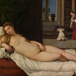 Tiziano Vecellio: Venus of Urbino | Wandbilder / Kunst | TECNOGRAFICA