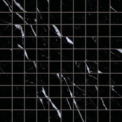 Tele di Marmo Selection Nero Marquinia Mosaico 3x3 | Ceramic mosaics | EMILGROUP