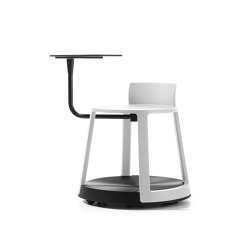 Revo | Stool with Castor Base and Tablet | Stools | TOOU